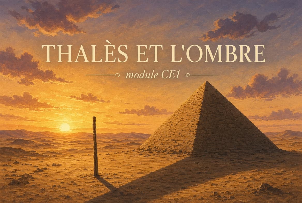 Module 18 - Thalès et l'ombre de la pyramide